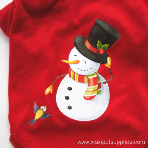 eco-friendly fashionable summer Christmas cotton dog clothes